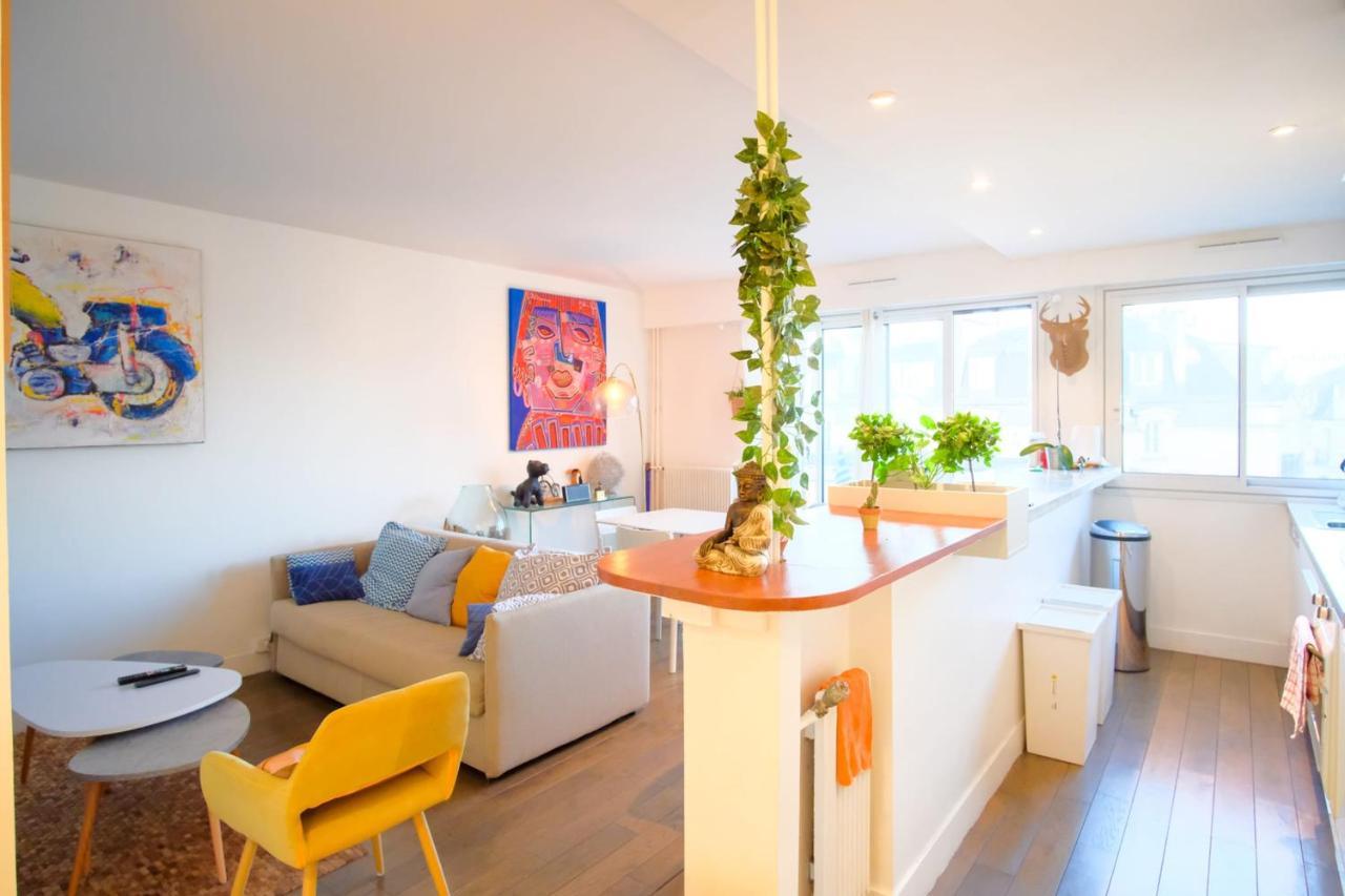 Beautiful And Bright Appt With Eiffel Tower View Apartman Párizs Kültér fotó