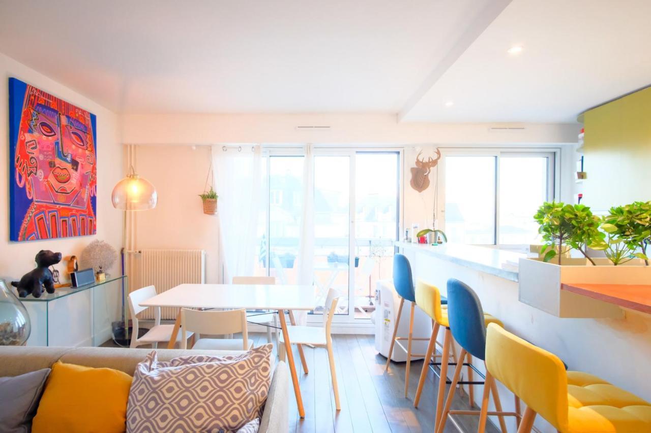 Beautiful And Bright Appt With Eiffel Tower View Apartman Párizs Kültér fotó